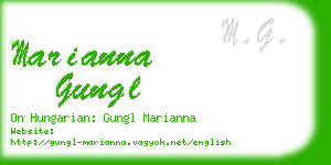 marianna gungl business card